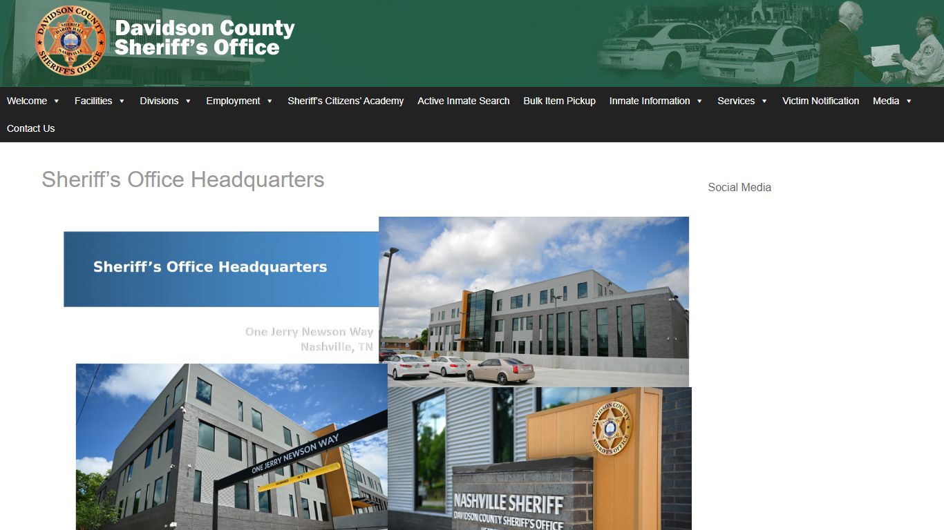 Sheriff’s Office Headquarters – Davidson County Sheriff - Nashville